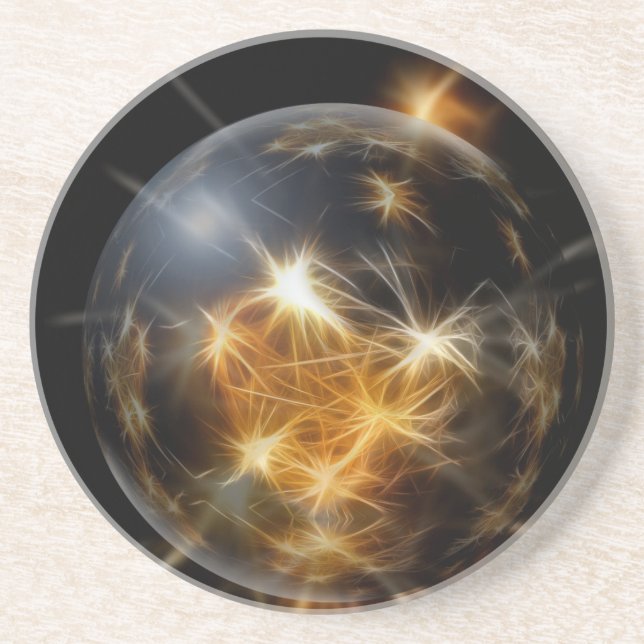 Christmas 09 sandstone coaster (Front)