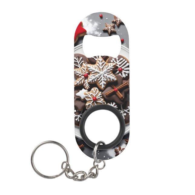 Christmas 1 - 001 stainless steel bottles keychain bottle opener (Front)