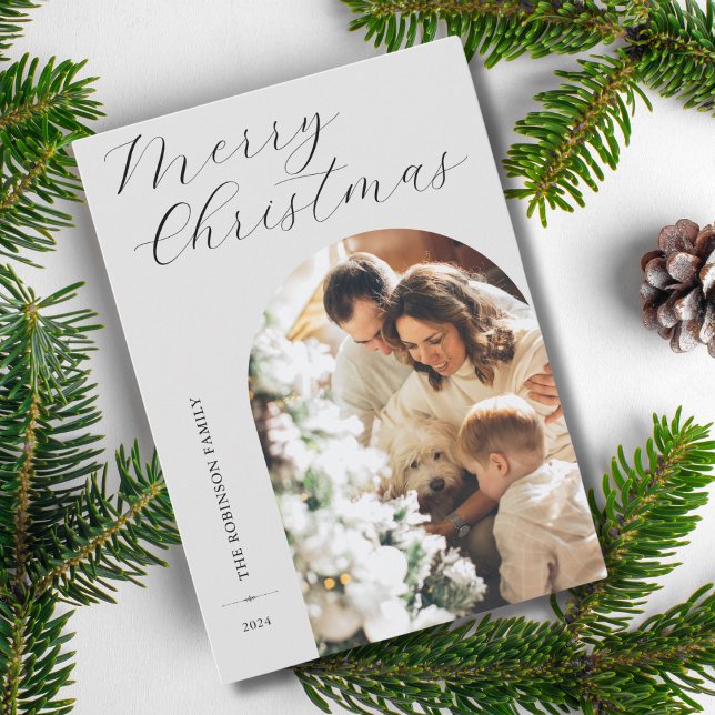 Christmas 1 photo arch  holiday card (Creator Uploaded)