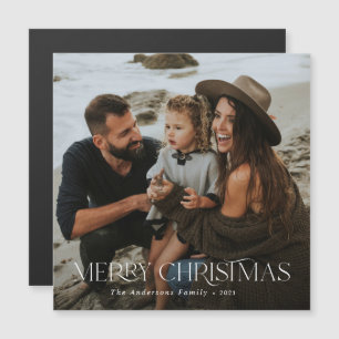 Christmas 1 photo botanical floral black holiday