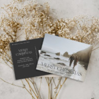 Christmas 1 photo botanical floral folded holiday