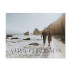 Christmas 1 photo botanical floral stag postcard