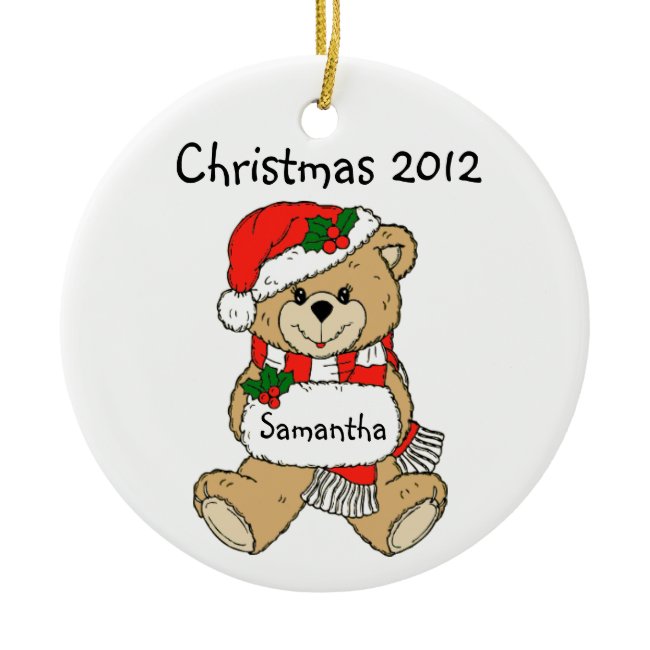 Christmas 2012 Ornament with Your Child's Name