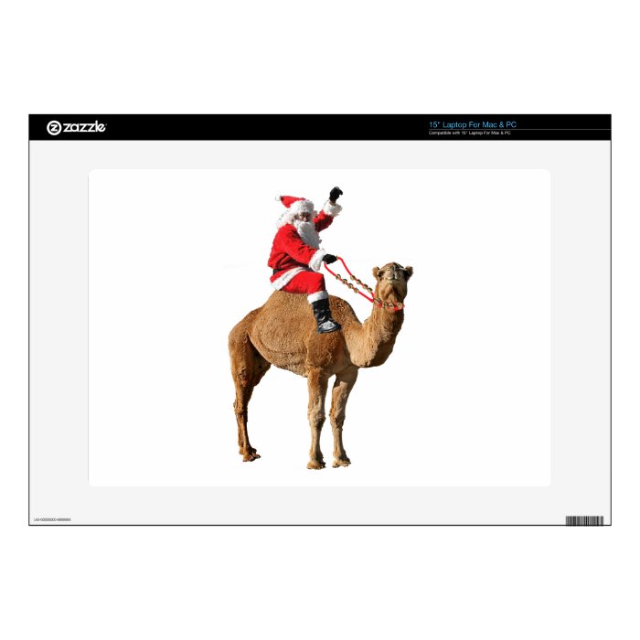 Christmas 2013 Hump Day Camel and Santa 15" Laptop Decals