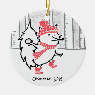 Christmas 2018 ceramic ornament