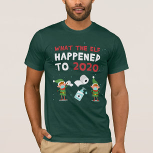 Christmas 2020 Funny Quarantined Elf Novelty T-Shirt