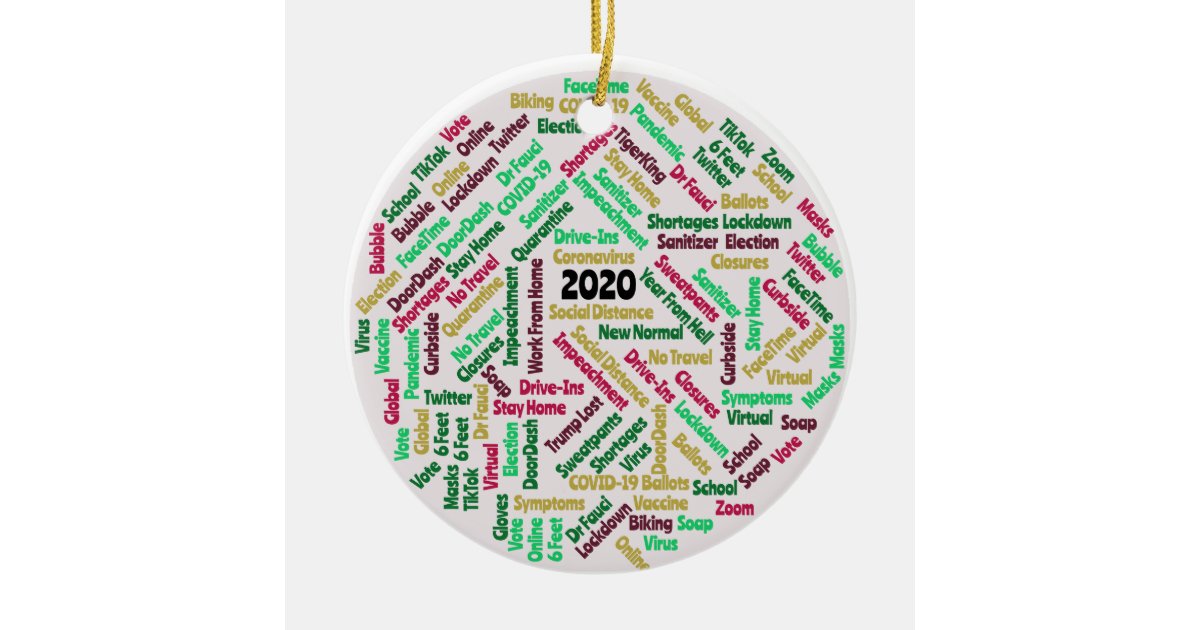 CHRISTMAS 2020 ornament | Zazzle.com