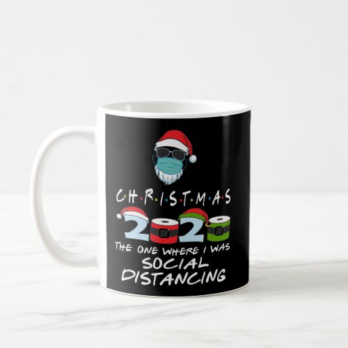 Christmas 2020 Quarantine Santa Wear Mask Toilet P Coffee Mug
