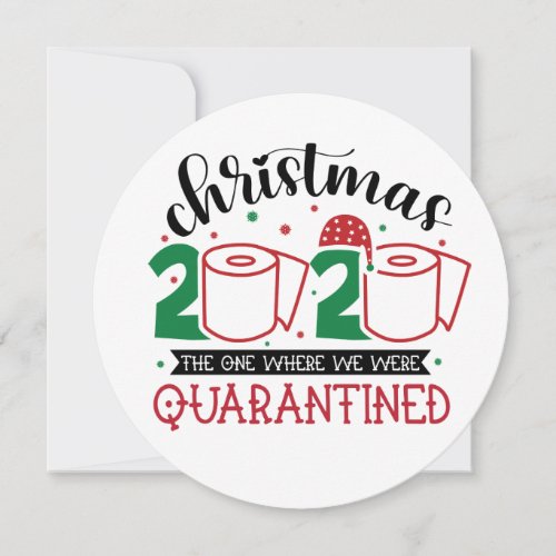 Christmas 2020  Where We Were Quarantined Photo Holiday Card