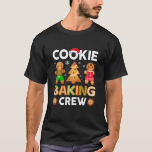Christmas 2021 Outfit Cookie Baking Crew Xmas Ging T-Shirt