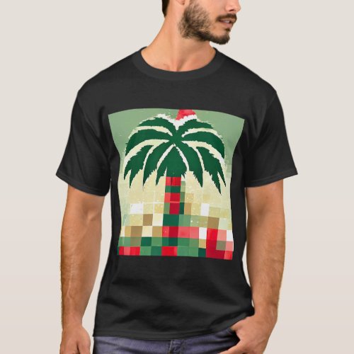 Christmas 2022 T_Shirt with Palm tree 