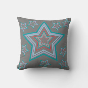 Christmas 2023 in stars, decoration fun throw pillow
