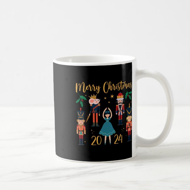 Christmas 2024 Clara And Nutcracker Ballet Pajama  Coffee Mug (Right)