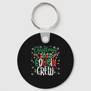 Christmas 2025 Cousin Crew Xmas Matching Family Gr Keychain