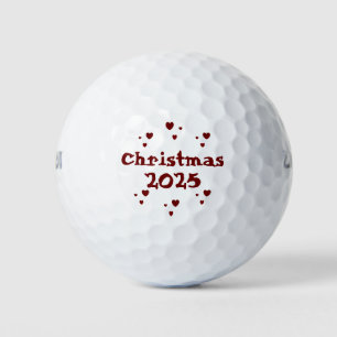 Christmas 2025 golf balls by dalDesignNZ