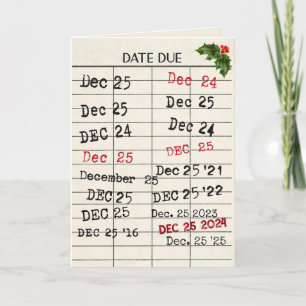 Christmas 2025 Library Card