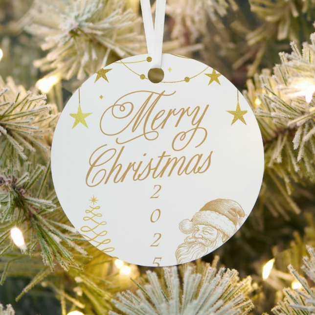 Christmas 2025 metal ornament (Insitu)