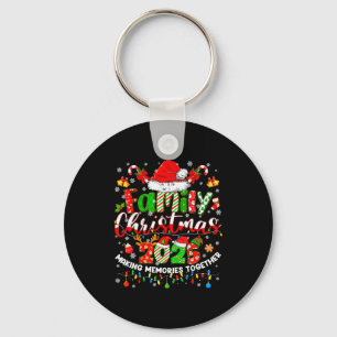 Christmas 2025 Pajamas Pjs Family Matching Outfit Keychain