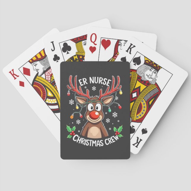 christmas 2025, poker cards (Back)