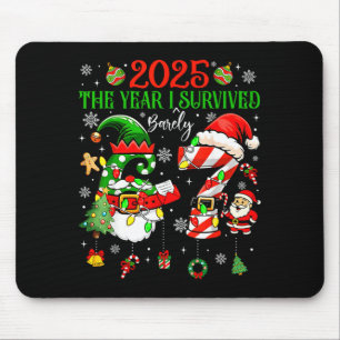 Christmas 2025 The Year I Barely Survived Six Seve Mouse Pad