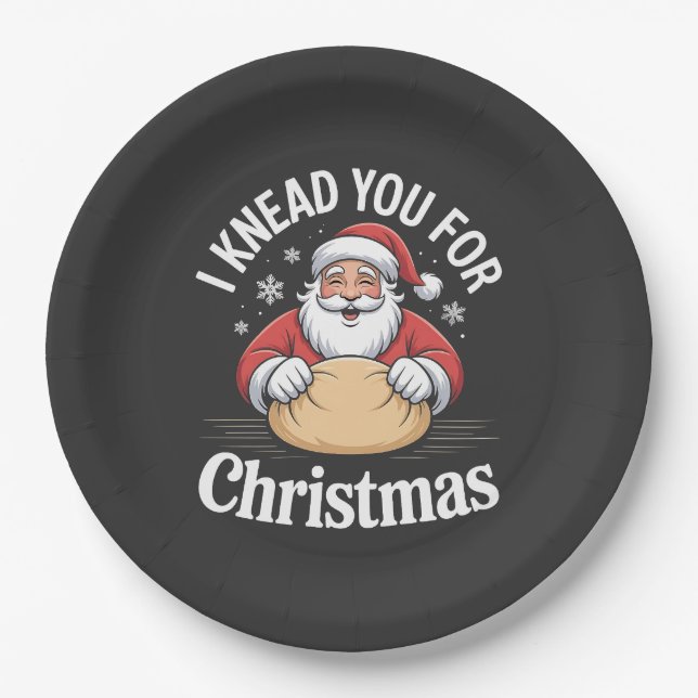 christmas 2026,  paper plates (Front)
