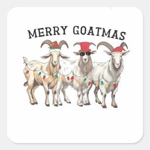 christmas 2026, square sticker