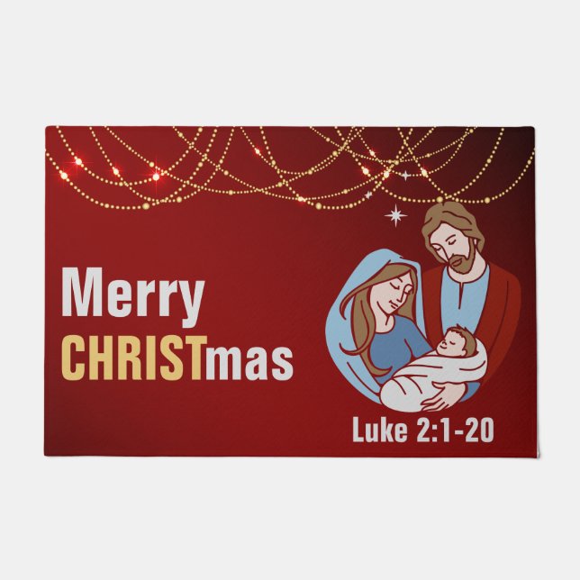 Christmas -24" x 36" Door Mat (Front)