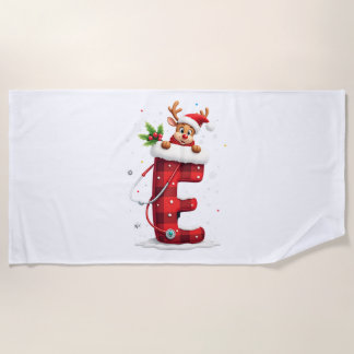Christmas (2) beach towel