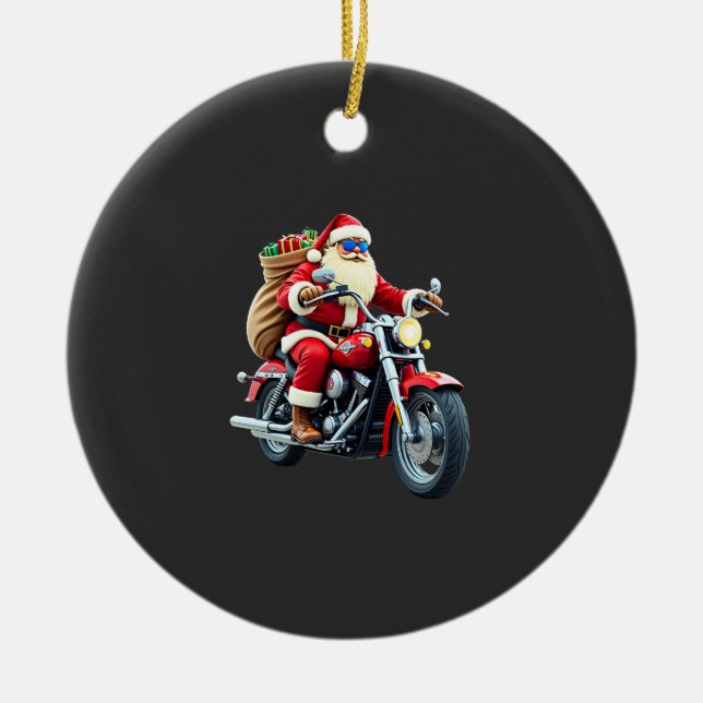 Christmas (2) ceramic ornament (Front)