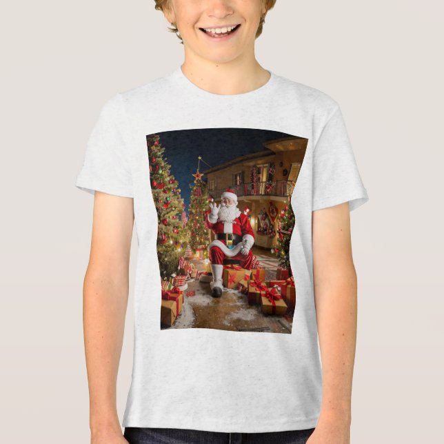 Christmas 2. Tri-Blend shirt (Front)