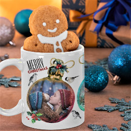 Christmas 3-Photo Collage Unique Family Keepsake Coffee Mug