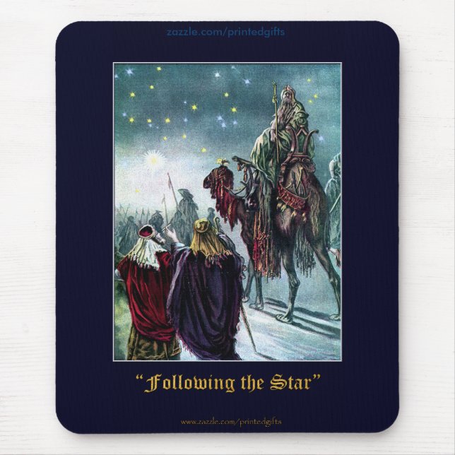 Christmas 3 Wise Men Nativity Scene Mouse Pad (Front)