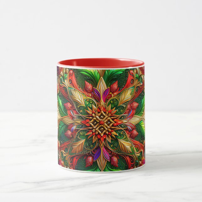 CHRISTMAS ~ 3D ~ Multicolour ~ Mug (Center)
