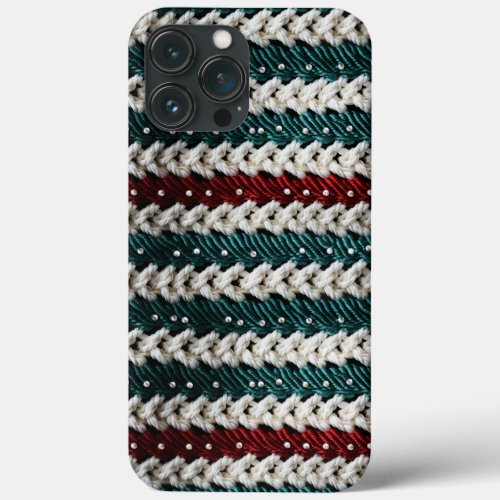 Christmas 3D pattern iPhone 13 Pro Max Case