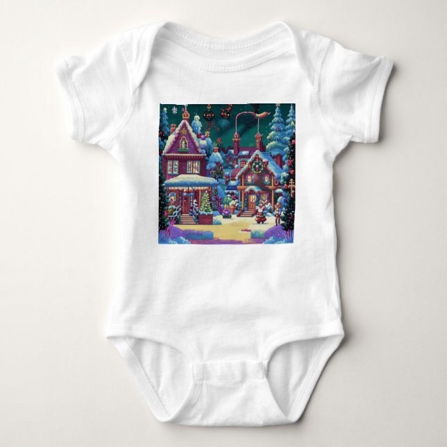 Christmas 4. baby bodysuit (Front)