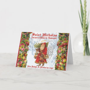 Christmas 4 Saint Nicholas the Wonderworker Holiday Card