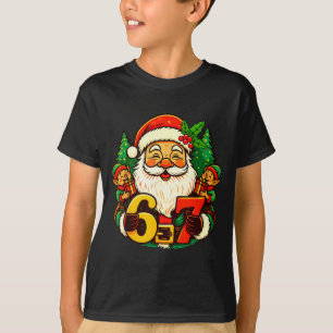 Christmas 67 Funny Xmas Santa Six Seven Meme Gen A T-Shirt
