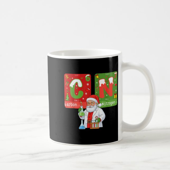 Christmas 67 Meme Science Chemistry Humor Periodic Coffee Mug (Right)