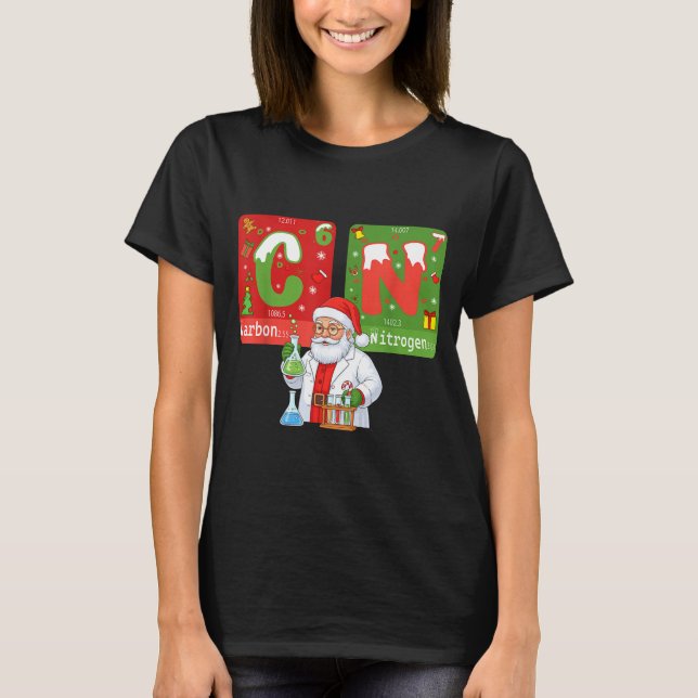 Christmas 67 Meme Science Chemistry Humor Periodic T-Shirt (Front)
