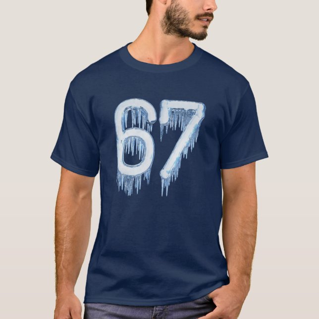 Christmas 67 Tee Funny Gen Z Meme Six Seven (Front)