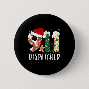 Christmas 911 Dispatcher Button