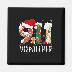 Christmas 911 Dispatcher Magnet