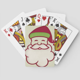 Christmas 9 : Santa Face Playing Cards 1