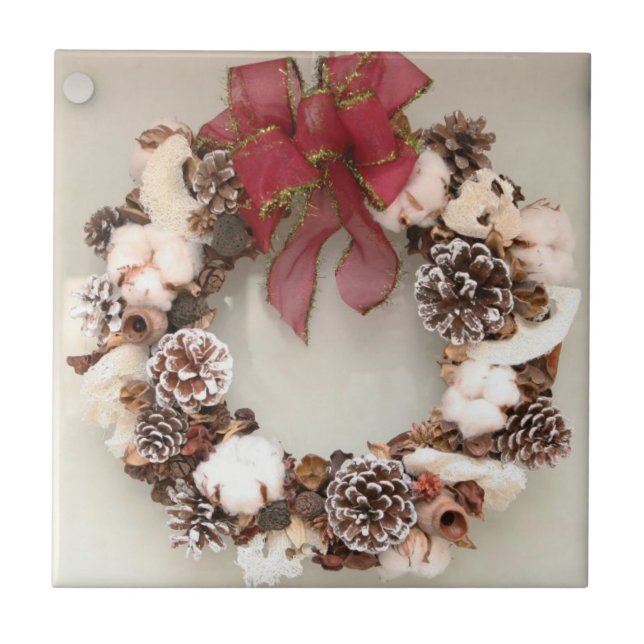 Christmas A Ceramic Tile (Front)