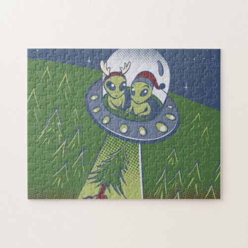 Christmas abduction jigsaw puzzle