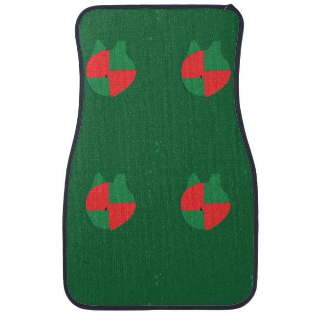 Christmas Abstract Car Floor Mat (Front)