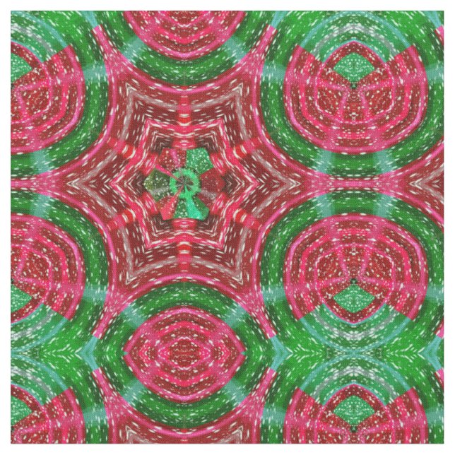 christmas abstract pattern fabric (Close Up)