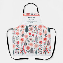 Christmas Abstract trees, Botanical Christmas