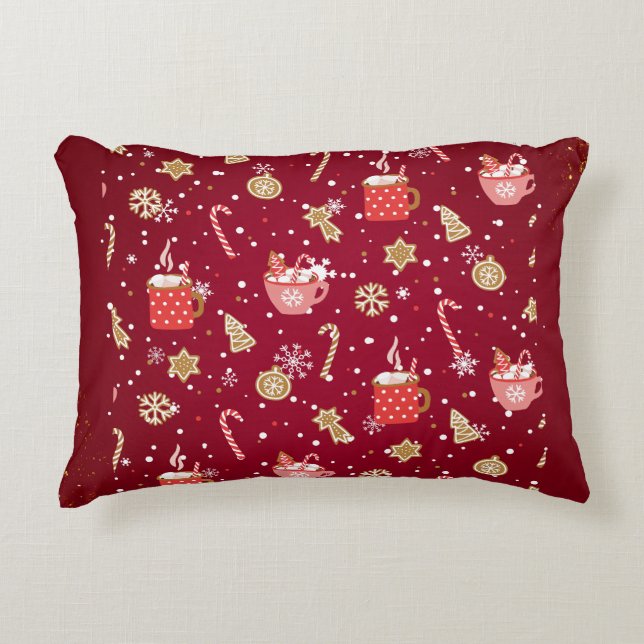 Christmas accent cushion/pillow accent pillow (Front)