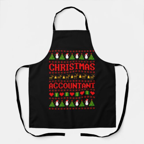 Christmas Accountant Apron